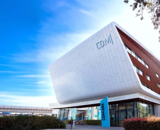 Centre for Digital Media building exterior front